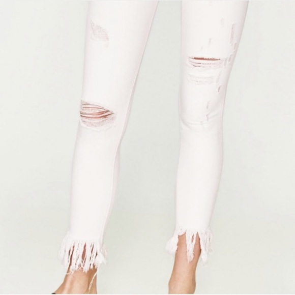 ZARA TRF Ripped Frayed Hem Skinny Jeans - Picture 2 of 6